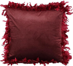 PTMD Jaivey Kussen - 45 x 10 x 45 cm - Velvet - Paars
