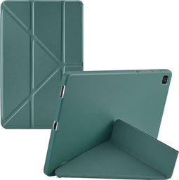 iMoshion Tablet Hoes Geschikt voor Samsung Galaxy Tab S6 Lite (2022) / Tab S6 Lite - iMoshion Origami Bookcase tablet - Donkergroen