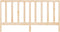 vidaXL - Hoofdbord - 186x4x100 - cm - massief - grenenhout
