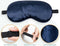 Loti Premium Zijden Slaapmasker - 100% Verduisterend - Verstelbaar - Zijdezacht - Blauw