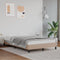 vidaXL - Bedframe - zonder - matras - 120x190 - cm - kunstleer - cappuccinokleurig