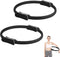 Pilatesring voor training, yoga-ring met dubbele handgreep, pilatescirkel voor weerstand en flexibil