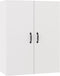 vidaXL - Hangkast - 69,5x34x90 - cm - bewerkt - hout - wit
