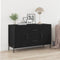 vidaXL - Dressoir - Zwart - Eiken - 100x36x60 - cm - Geengineerd - Hout