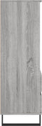 vidaXL - Hoge - kast - 40x36x110 - cm - bewerkt - hout - grijs - sonoma
