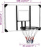 VDXL Basketbalbord 106x69x3 cm polycarbonaat transparant