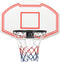 VDXL Basketbalbord 90x60x2 cm polyetheen wit