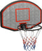 VDXL Basketbalbord 90x60x2 cm polyetheen zwart