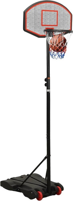 VDXL Basketbalstandaard 216-250 cm polyethyleen zwart