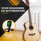 Finesse Akoestische Gitaar - Starterset 4/4 - Videocursus - Naturel