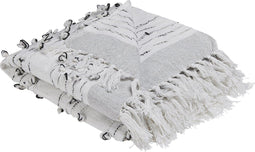 YAMALAK - Plaid - Lichtgrijs - 130 x 150 cm - Acryl