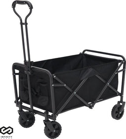 Infinity Goods Bolderkar - Opvouwbaar - 100KG Draagkracht - Draaibare Wielen - 90 x 50 x 75 CM -