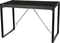 Livingfurn - Bartafels Norris Bar Table 140cm - Mangohout / Gecoat Staal