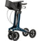 MultiMotion Carbon Rollator L – 5,5 kg met Softwielen & Boodschappentas Blauw