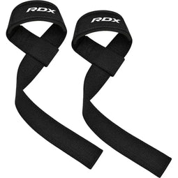RDX W1 - Weight Training Wrist Straps - Grip Flex + wrist pad - Zwart