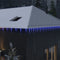 vidaXL - Kerstverlichting - ijspegel - met - 100 - LED's - acryl - blauw