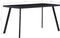 vidaXL - Eettafel - 140x70x75 - cm - gehard - glas - zwart