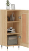 vidaXL - Dressoir - 34,5x34x90 - cm - bewerkt - hout - sonoma - eiken
