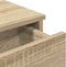 vidaXL - Wandschap - met - lades - 100x37,5x19 - cm - bewerkt - hout - sonoma - eiken