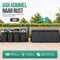 Avalo Kliko Ombouw 4 Vaks - Containerombouw voor 4 Containers - Afvalcontainer Ombouw Metaal - Antraciet 7016 Containerberging