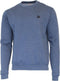 Donnay Dean - Fleece Sweater - Ronde hals - Donkerblauw gemeleerd - maat S