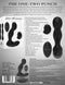 Pulserende prostaatvibrator met afstandsbediening Zero Tolerance -
