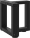vidaXL - Salontafelpoten - 2 - st - T-vormig - 30x25x(30-31) - cm - staal - zwart