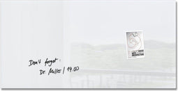 Sigel glasmagneetbord - Artverum - 91x46cm - wit - SI-GL146
