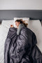 Simply Cosy - Verzwaringsdeken Hoes - Katoen Ademend - Donkergrijs - 200 x 140 cm