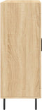 vidaXL - Dressoir - 69,5x34x90 - cm - bewerkt - hout - sonoma - eikenkleurig