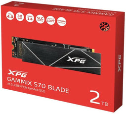 XPG Gammix S70 Blade - 2TB SSD - M.2 PCIe 4.0 NVMe 1.4 - 7400MB/s (2 stuks)