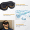 Nuvance Slaapmasker - 100% Verduisterend - Ademend Traagschuim - Zwart 3D