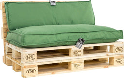 Unique Living Palletkussen Zitkussen Luanda Haag Groen 120x80cm