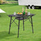 Juskys Picco - Opvouwbare Campingtafel - Verstelbaar 45-68 cm - Zwart