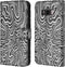 iMoshion Hoesje Geschikt voor Samsung Galaxy S8 Hoesje Met Pasjeshouder - iMoshion Design Bookcase smartphone - Meerkleurig / Black And White