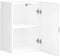 vidaXL - Keukenwandkast - Lucca - bewerkt - hout - wit