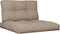 vidaXL Bankkussens pallet 2 st taupe