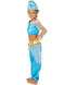 dressforfun - meisjeskostuum Oosterse prinses 164 - harembroek crop-top hoofddeksel - (13-14y)