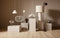 KARWEI Roos - Hanglamp - Katoenen lampkap - Beige 48cm