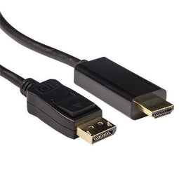 ACT AK3990 - HDMI naar DisplayPort Kabel - 1.8m - Zwart