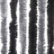 vidaXL - Vliegengordijn - 56x200 - cm - chenille - grijs - en - zwart