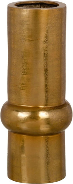 Vaas 18 x 18 x 41 cm Gouden Aluminium