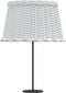 vidaXL - Lampenkap - Ø45x28 - cm - wicker - wit