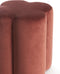 Light & Living Poef Nalani - Bordeaux - 38x38x45cm - Modern