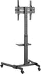 TV standaard - tv statief voet - verrijdbaar - hoogte instelbaar 116 cm tot 151 cm