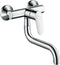 Hansgrohe Focus M41 - Ééngreeps keukenmengkraan wandmontage - Draaibare uitloop - Chroom - hartafstand 150 mm ± 12 mm