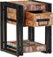 vidaXL - Nachtkasten - 2 - stuks - 40x40x40 - cm - Massief - Gerecycled - Hout