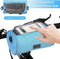 Veelzijdige Fietsstuurtas - Waterdicht en Touchscreen Compatibel - 22x12 cm - Zwart
