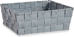 Veelzijdige mand Grijs Stof 2,4 L 20 x 8 x 24 cm (24 Stuks)