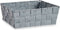 Veelzijdige mand Grijs Stof 2,4 L 20 x 8 x 24 cm (24 Stuks)